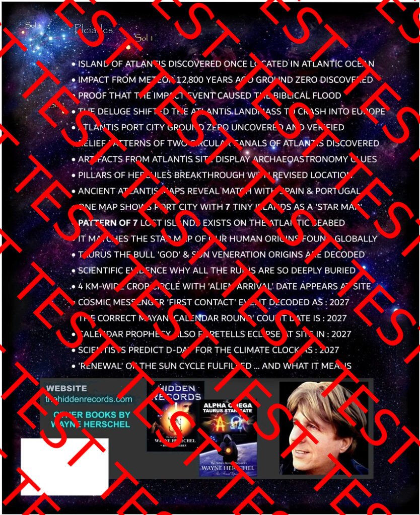 The list of new discoveries like no other Atlantis book to date