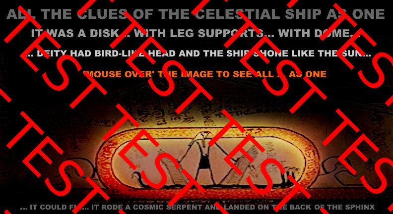 Egypt celestial ship dome UFO