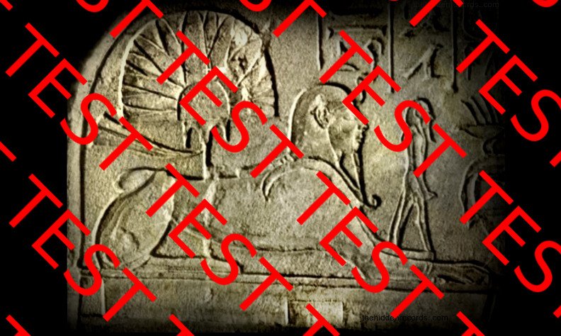 Sphinx stela ceremonial banner fan