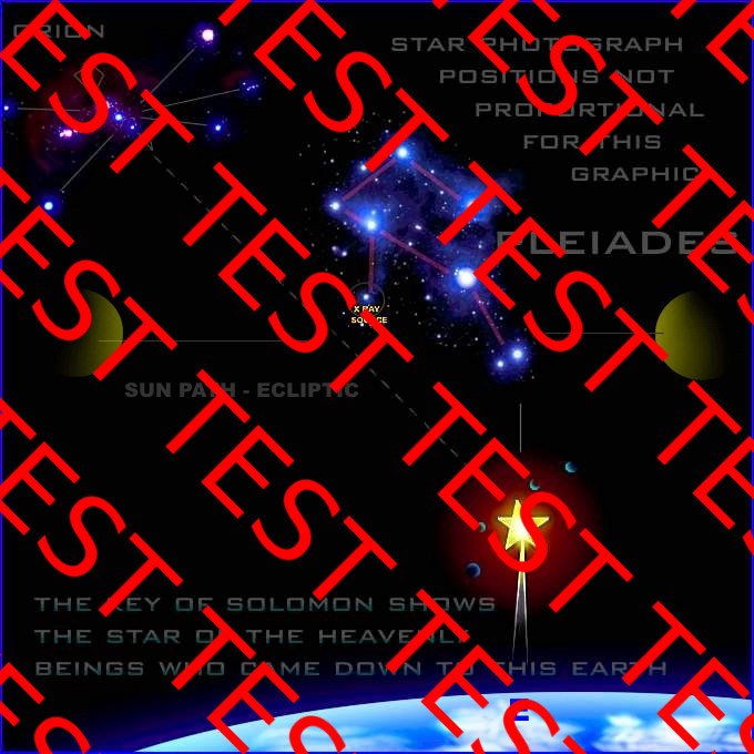 The Key of Solomon shows the star of the heavenly beings who came down to this Earth