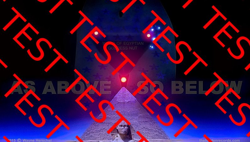 The womb of Nut - as above so below