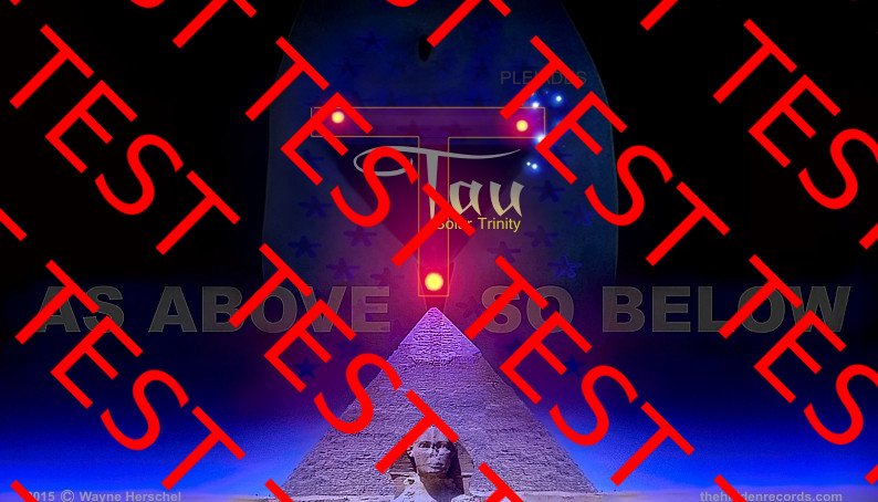 The womb of Nut - as above so below - T/Tau Taurus symbol