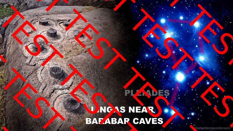 Barabar Caves Lingas alignment to the Pleiades and sun star Sol 1