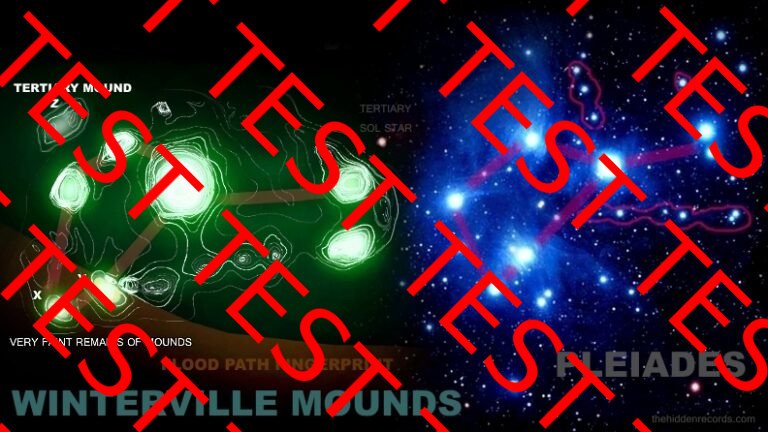 Cahokia Pleiades star map