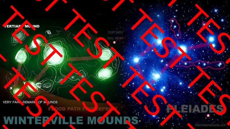 Cahokia Pleiades star map