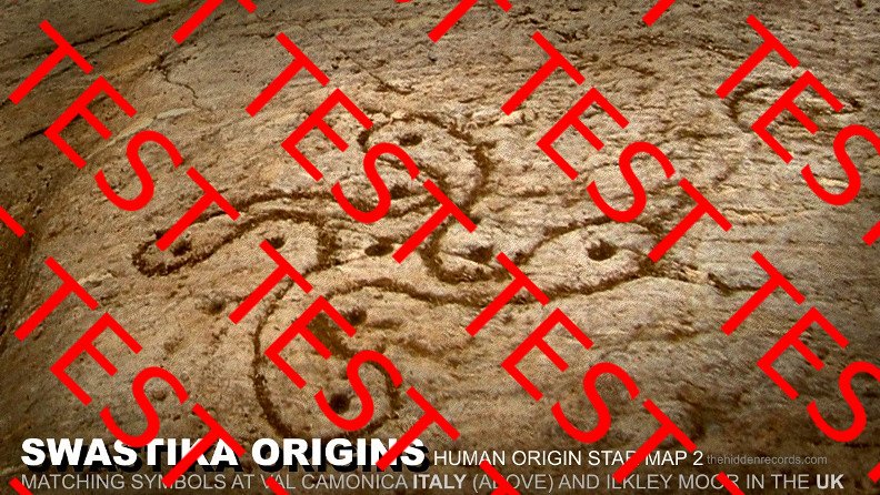 Swastike origins - Human origin star map