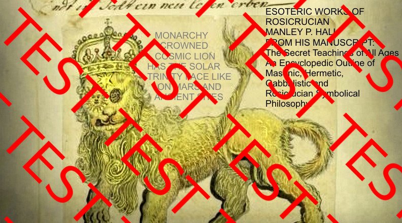 Cosmic Lion Manley P. Hall