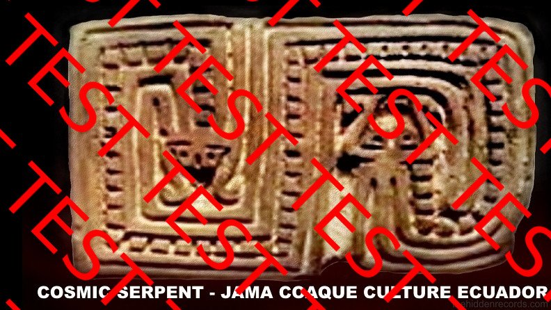 Cosmic serpent omega - Ecuador Jama Coaque culture