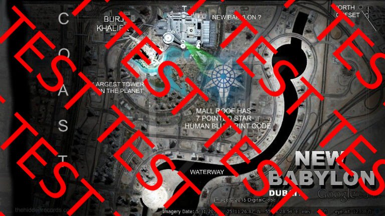 Dubai new babylon pleiades star map