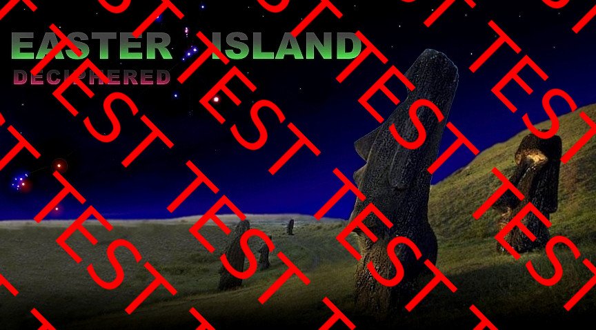 Easter Island star map pleiades