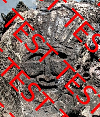 Easter Island sun god