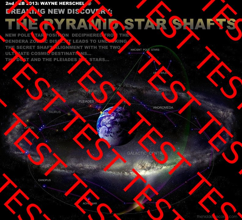 Galactic alignment pyramid star shafts discovery teaser