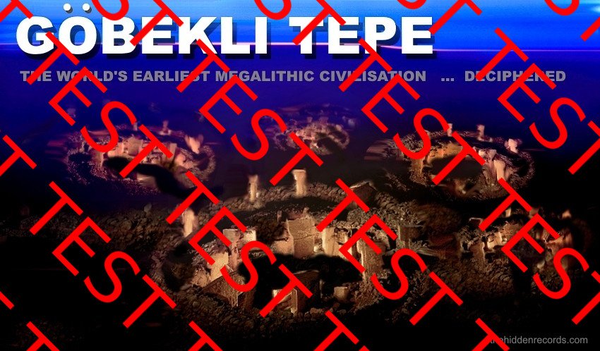 Gobekli Tepe, the world's earliest megalithic civilization...deciphered