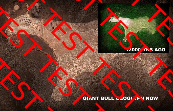 Gobekli Tepe geoglyph bull