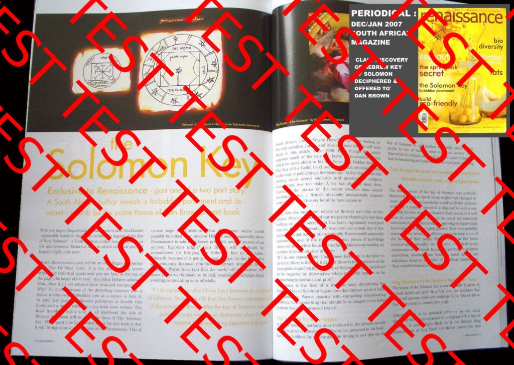 The Solomon Key - Exclusive to Renaissance