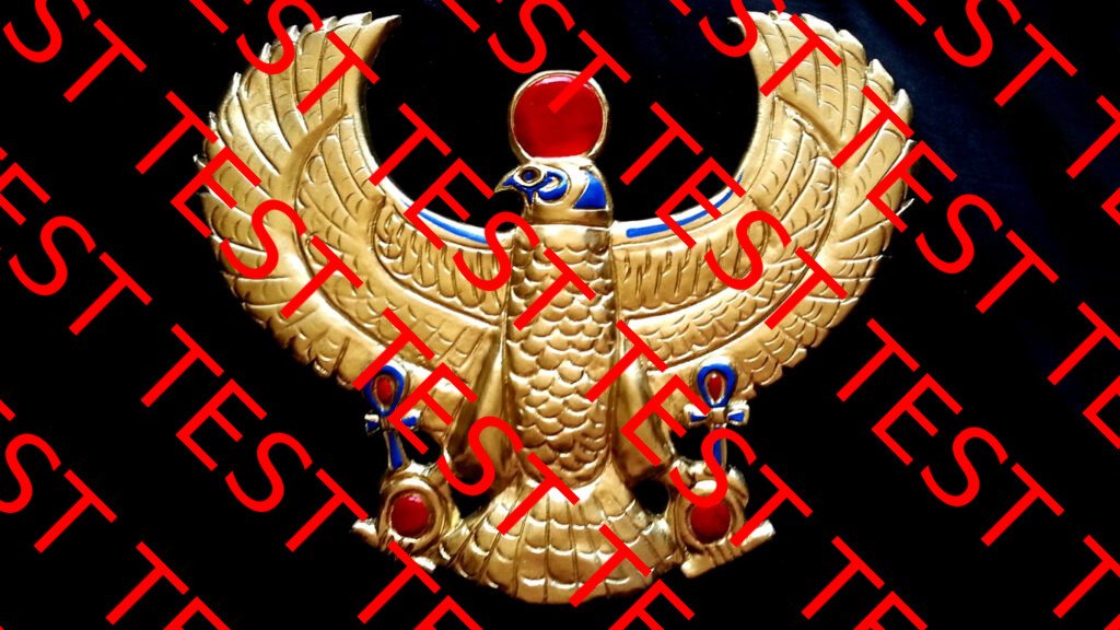 Tutankhamun Gold Horus Replica