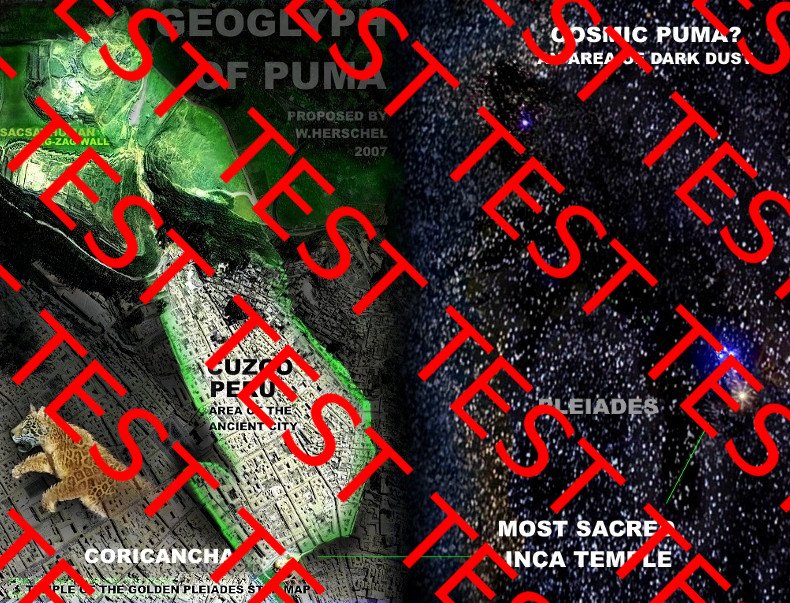 The REAL Cosmic Puma - representing an area of dark dust near the Pleiades?