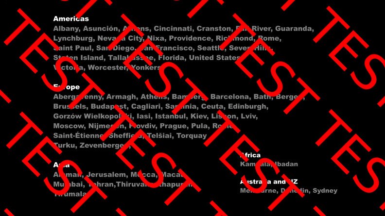 Seven hills world list