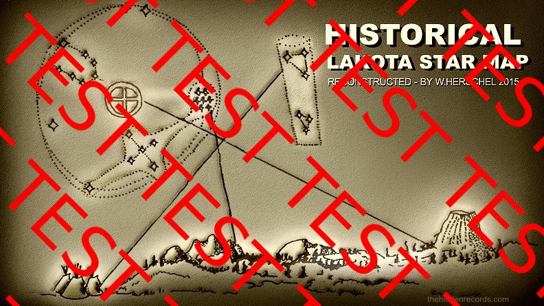 Historical Lacota star map