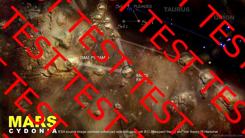 Cydonia Mars Lion interpretation