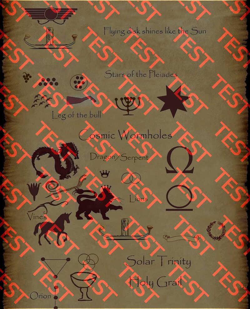 Lost symbol parchment