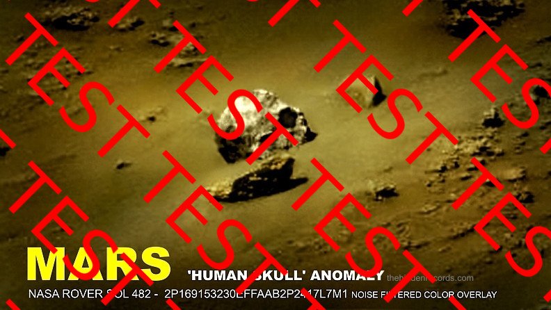 Mars skull discovered by Rover