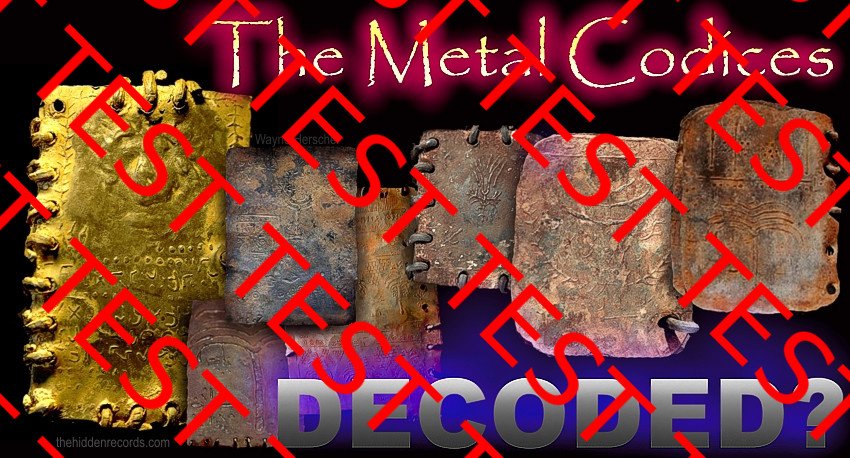 JORDANIAN CODICES - METAL BOOKS OF LEAD AND COPPER FROM JORDAN