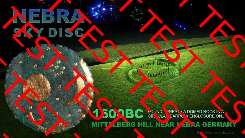 The Nebra Sky Disk from Germany