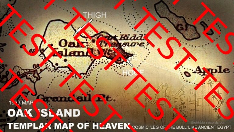 LEG OF THE BULL MAP 1929