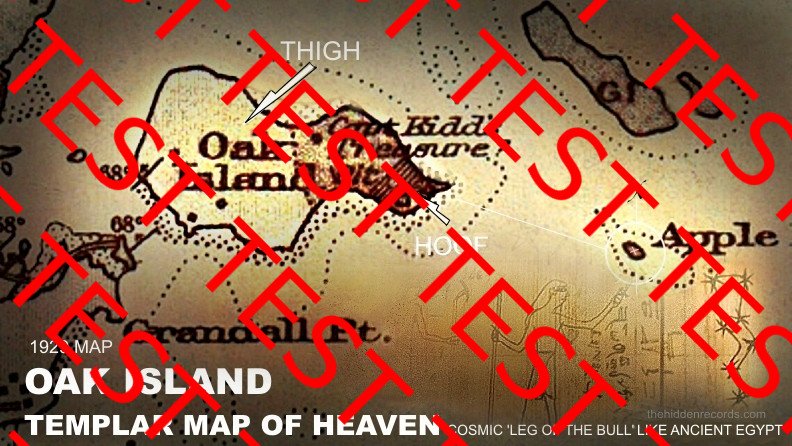 LEG OF THE BULL MAP 1929