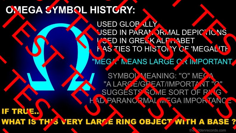 OMEGA SYMBOL ORIGIN