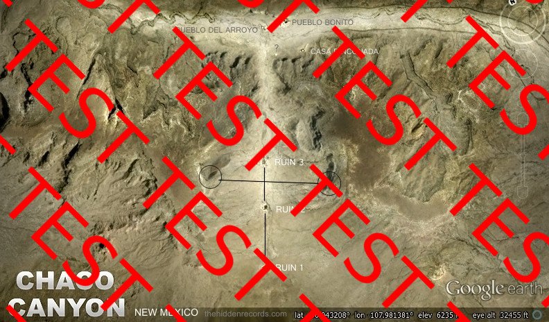 Chaco Canyon Mesa markers