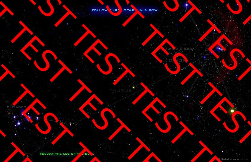 Orion image with mouse trail