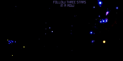 Orion Pleiades Animation