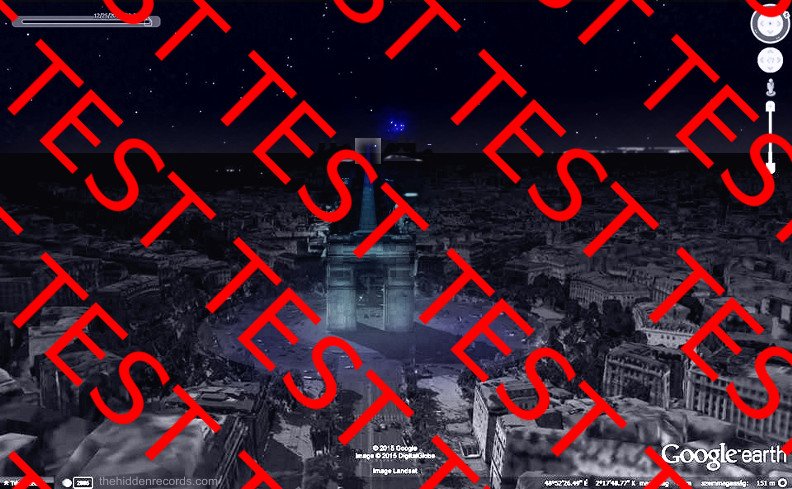 Paris above as seen from 25th December