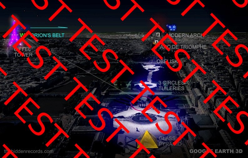 secret of the layour plan of Paris