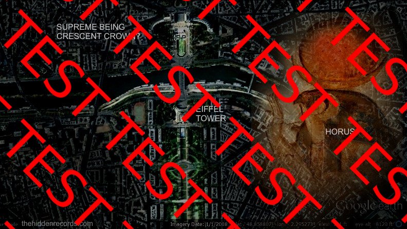 Paris from above - supreme being crescent crown?