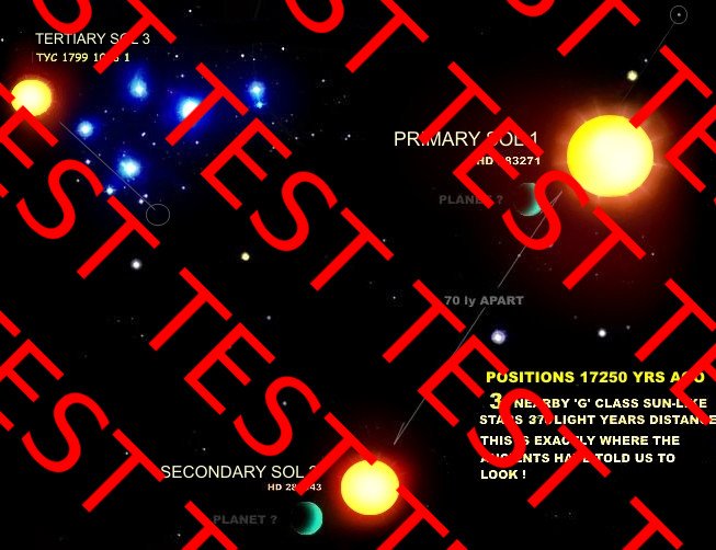 Pleiades star map - sacred place