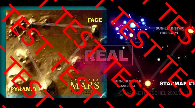 star map cydonia on mars