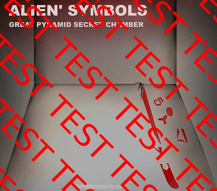 'Alien' Symbols - Great Pyramid secret chamber