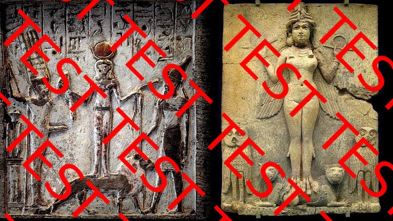 Qetesh stela Egypt Sumer Ishtar