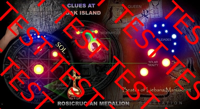 Rosicrucian medallion connection with clues at Oak Island and Beauts of Liebana Manuscript