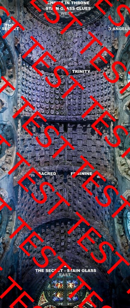 Rosslyn Chapel ceiling