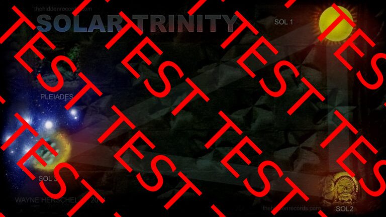 4 special inserted carvings matching the Solar Trinity and Pleiades