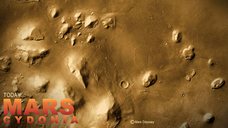 Mars Cydonia 17250 years ago vs Mars Cydonia today, star map