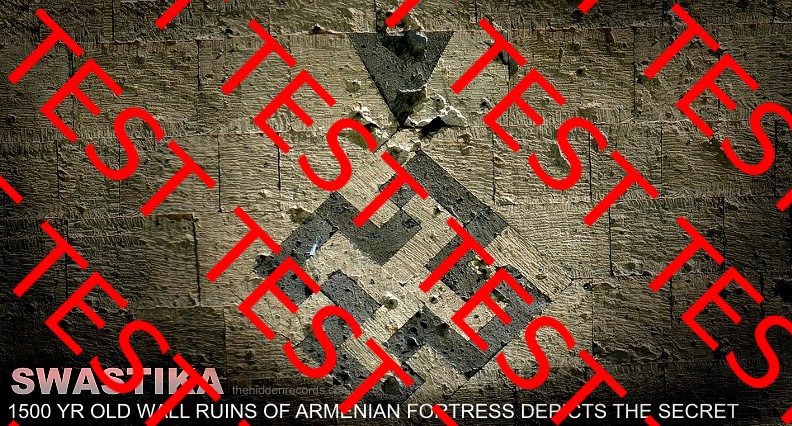 1500 year old Armenian Swastika depicting the secret of the Solar Trinity