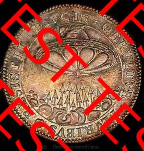 Coin with UFO